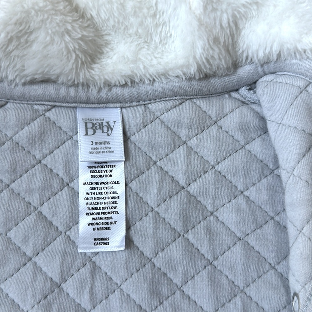 Nordstrom Baby Star Bunting Coat Hooded for Boy or Girl - Picture 2 of 3